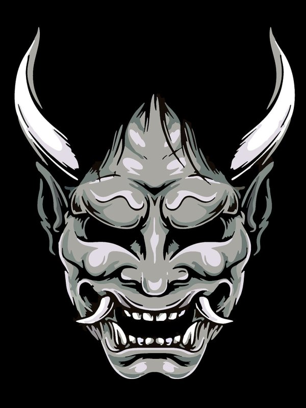 Маска японского демона Хання