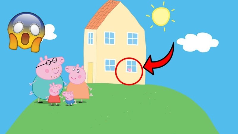 Свинка Пеппа семья и дом