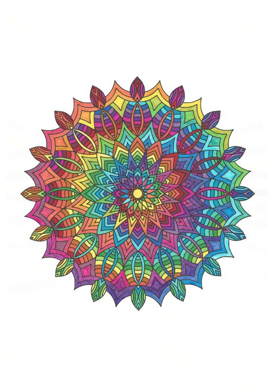 Мандала денежный магнит