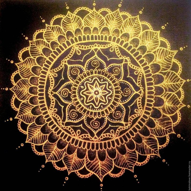 Золотая Мандала Аум