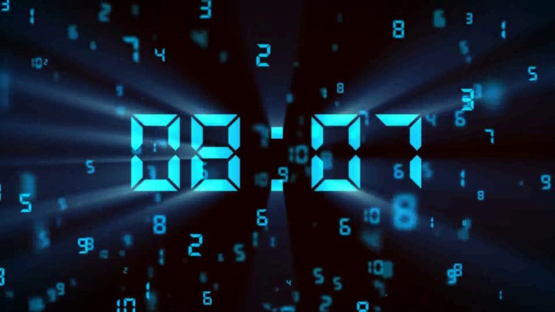 Футаж обратный отсчет