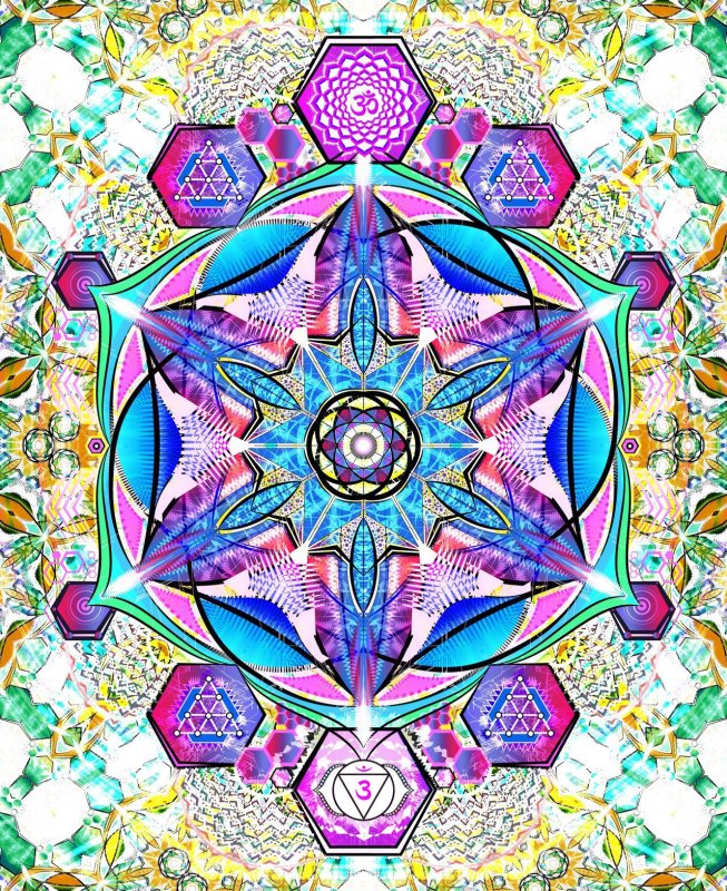 Мандала юнидрагон