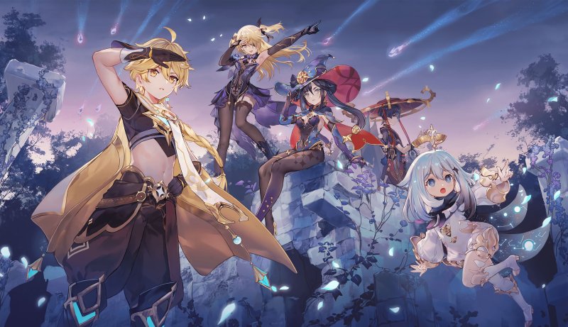 Геншин едят