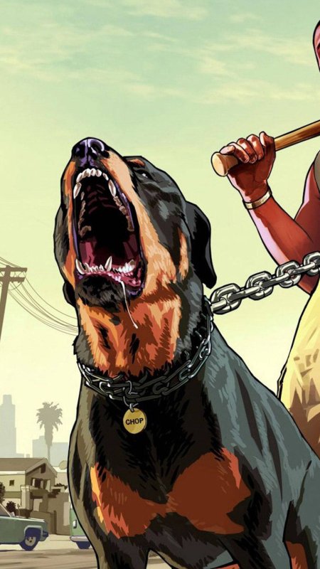 ГТА Франклин с псом