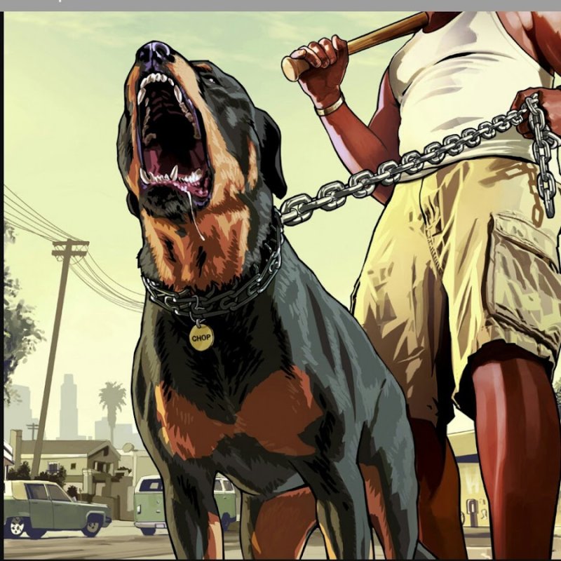 GTA 5 Франклин и Чоп