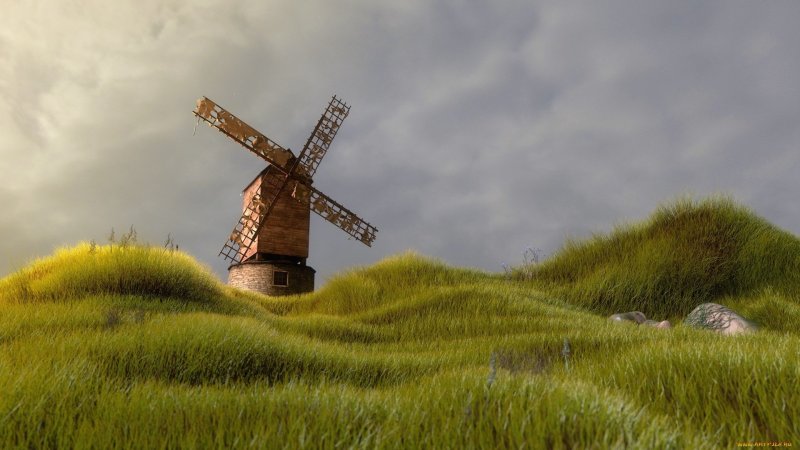 Ветряные мельницы в Нидерландах