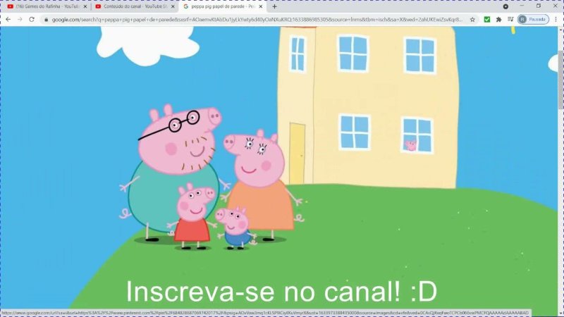 Фон свинки Пеппы и ее дома и семьи