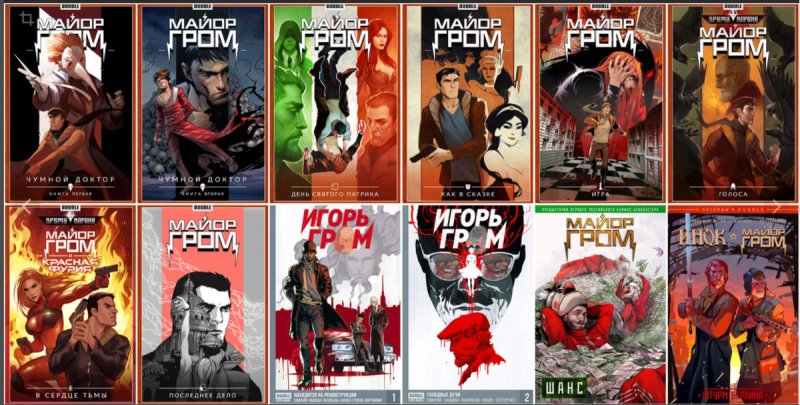 Майор Гром комикс обложка