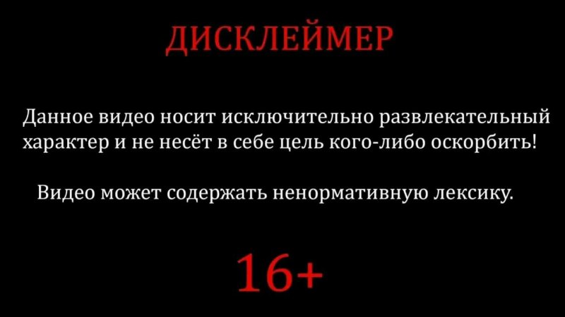 Дисклеймер образец