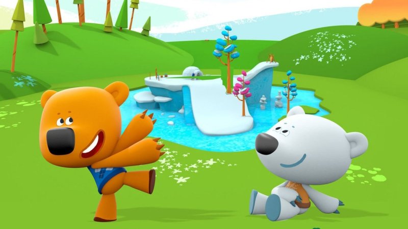 Герои Мимимишки Кеша и тучка