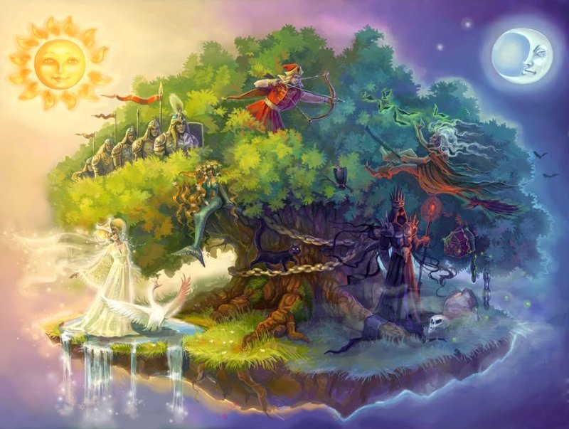 У Лукоморья дуб зеленый