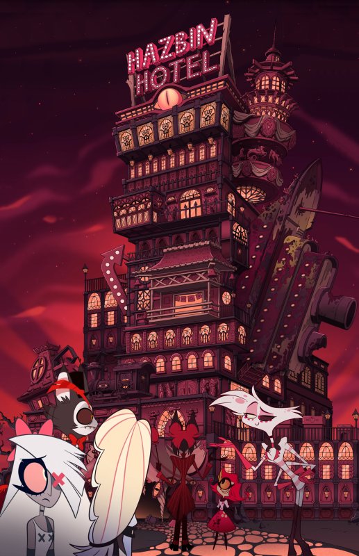 Hazbin Hotel фон