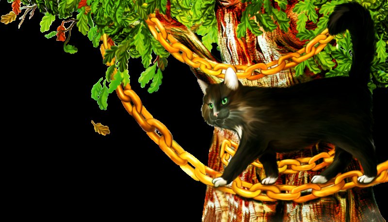 Кот ученый из сказки Пушкина