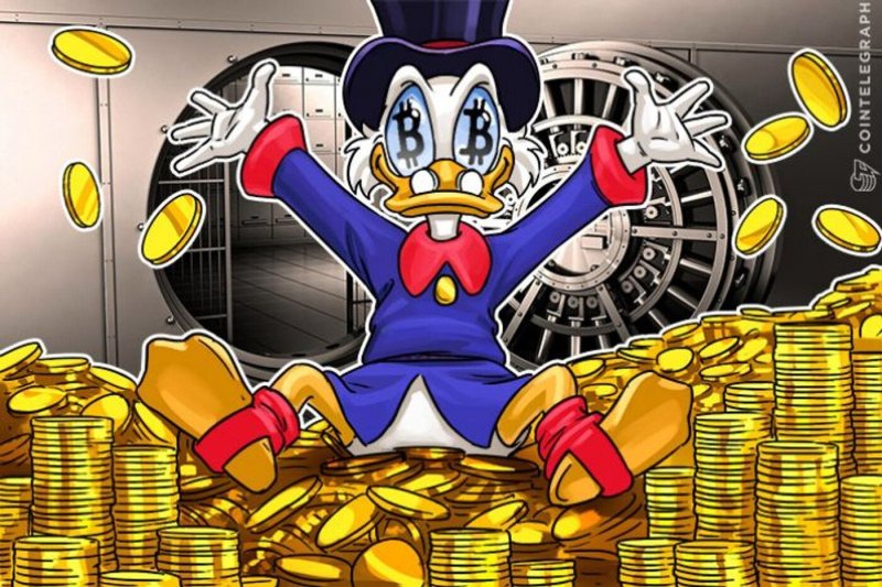 Скрудж макдак биткойн картина