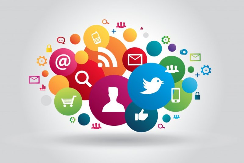 Социальные сети фон