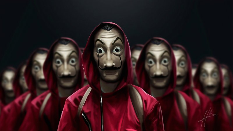 Бумажный дом la casa de papel