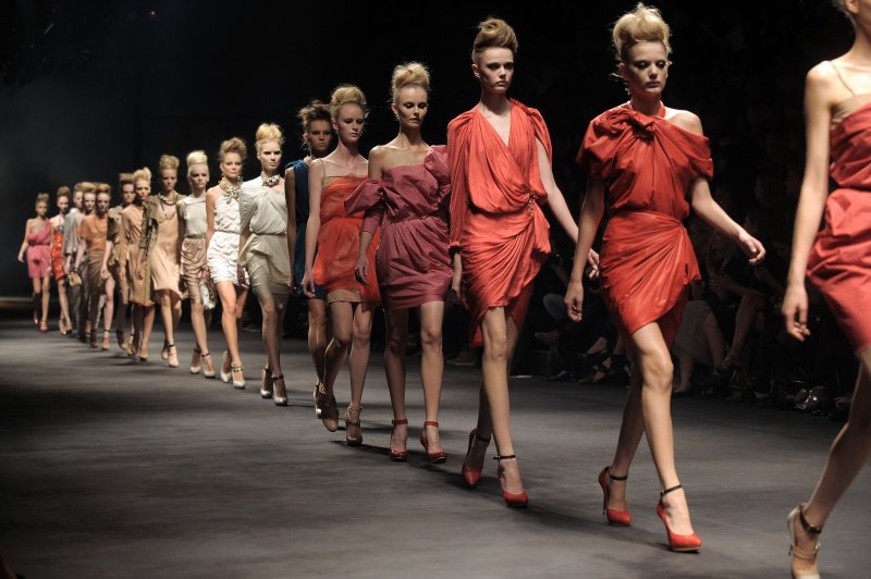 Фотомодели на подиуме