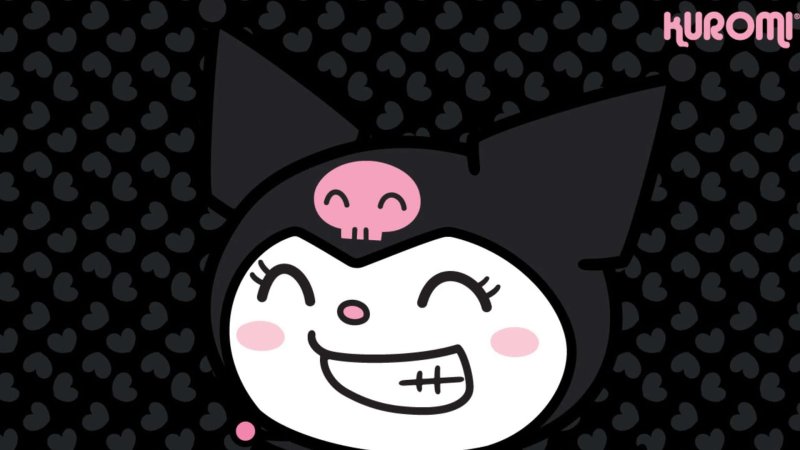 Хелло Китти Kuromi черная