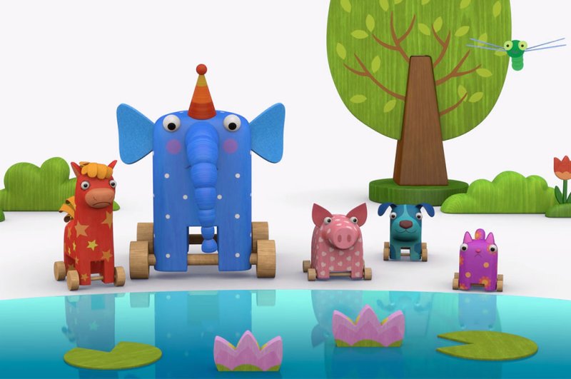 Деревяшки мультфильм