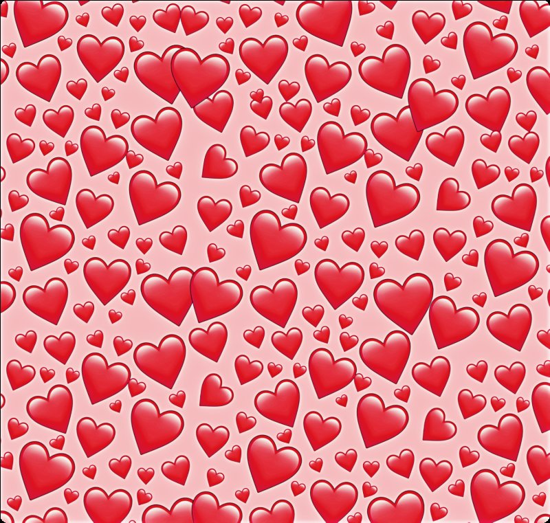Фон с сердечками для фотошопа