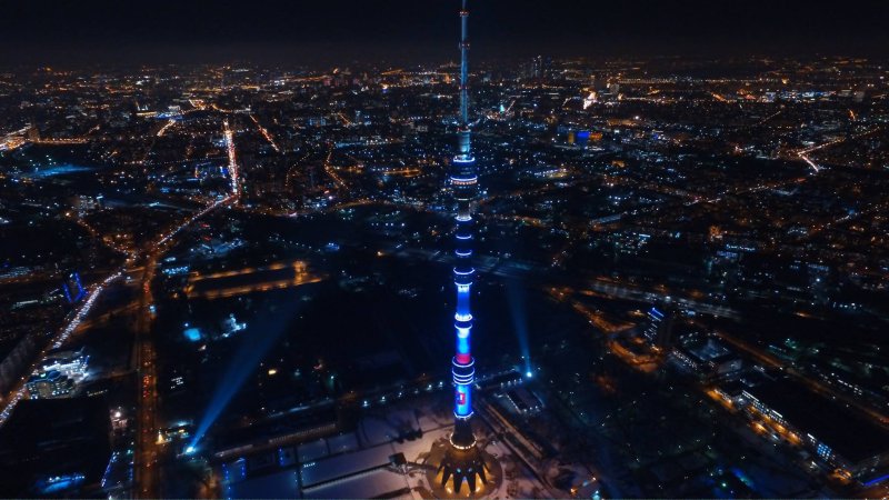 Останкинская башня в Москве