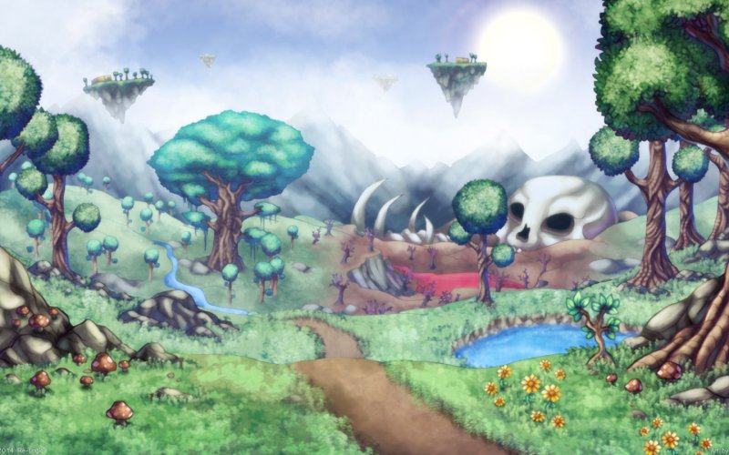 Пейзаж из террарии