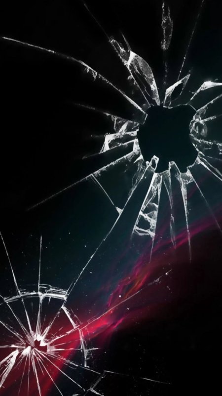 Разбитое стекло экрана