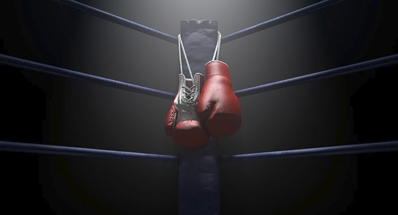 Боксерские перчатки фон