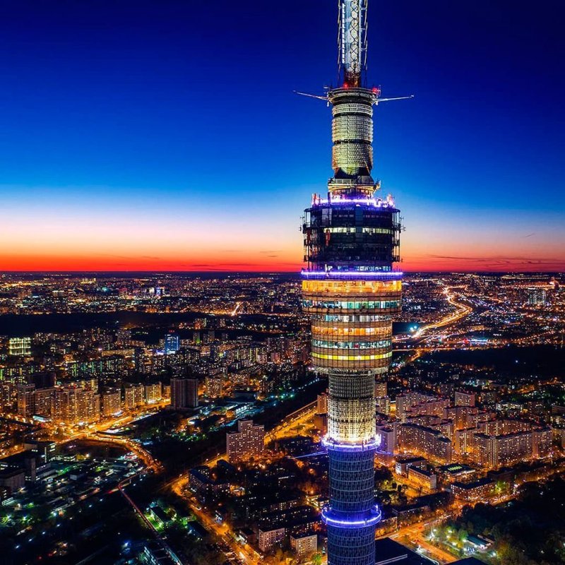 Останкинская телебашня (Ostankino TV Tower)