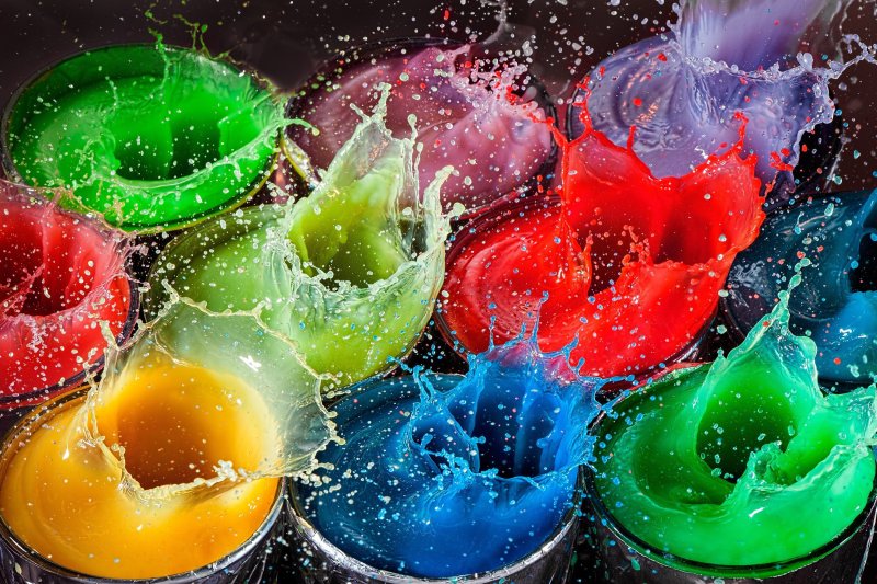 Красивые яркие цвета