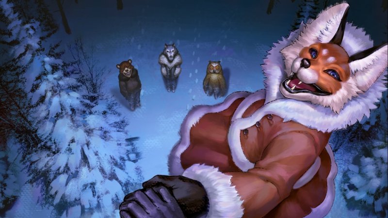 Зайчик игра новелла лиса Алиса