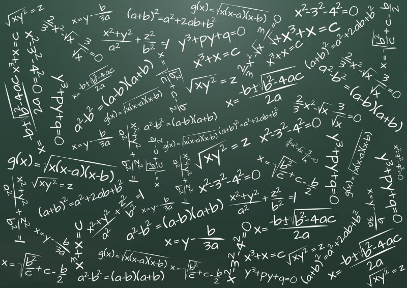 Математические формулы фон