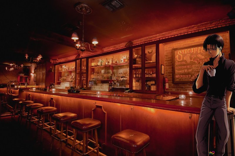 Барная стойка в пабе