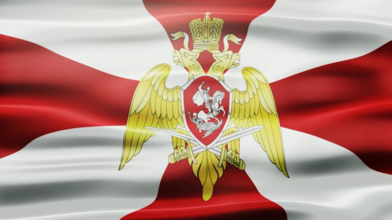 Флаг Росгвардии РФ