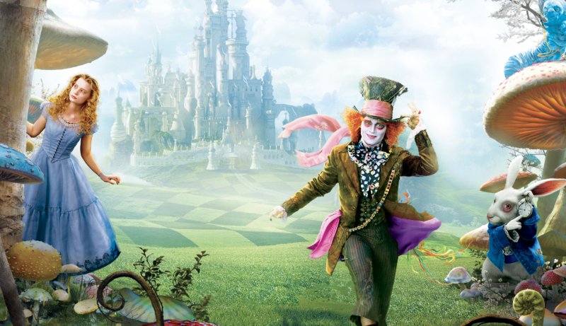 Алиса в стране чудес тим Бертон
