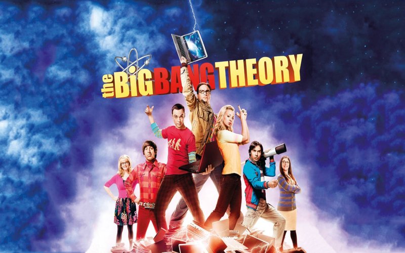 The big Bang Theory плакат