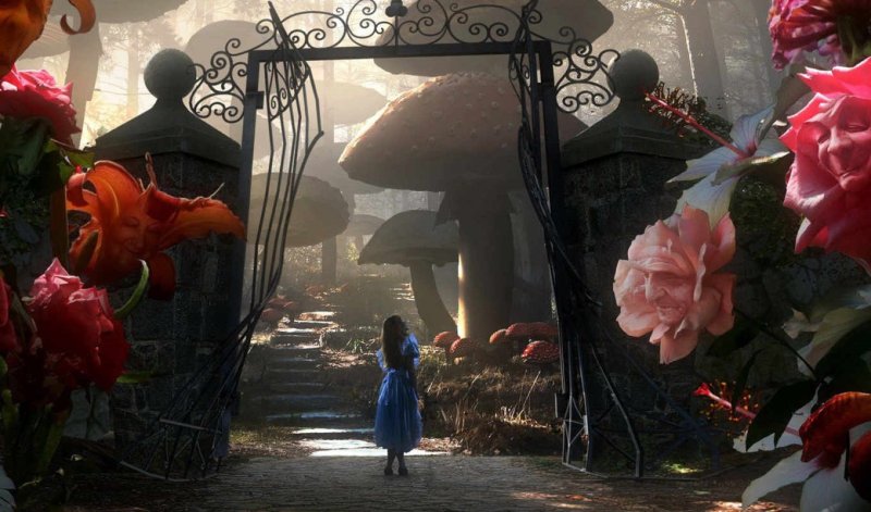 Фон из фильма Алиса в стране чудес