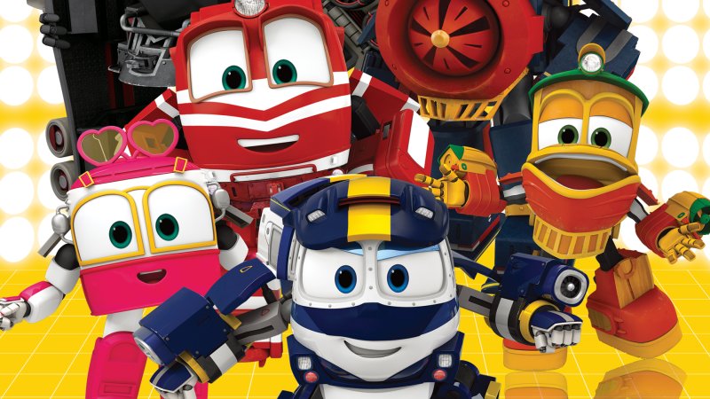 Роботы поезда макси и Кей