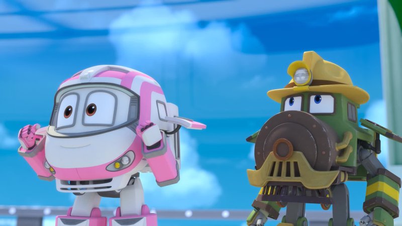 Роботы поезда 2 сезон Джинни