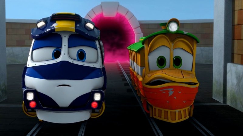 Роботы поезда 1 сезон Дюк