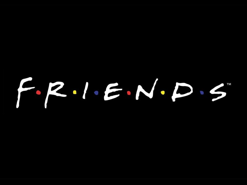 Логотип сериала друзья friends