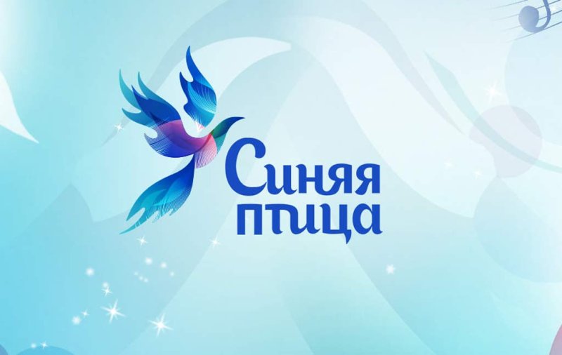 Эмблема передачи синяя птица