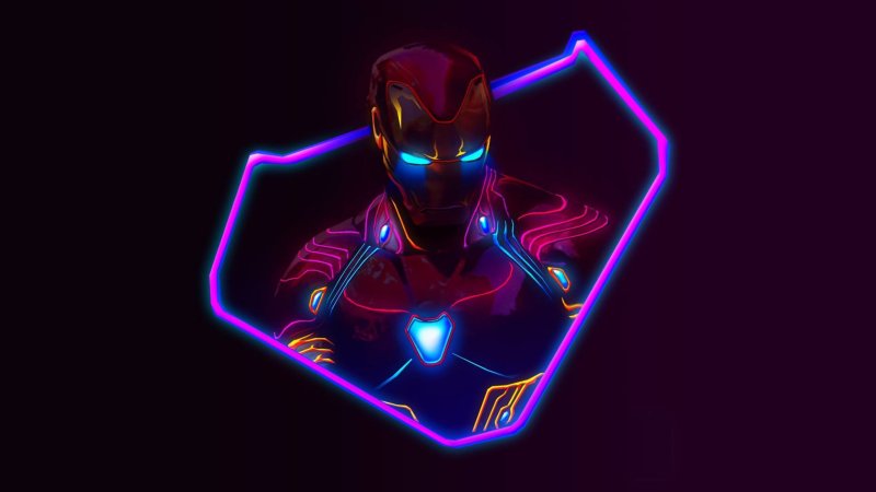 Avengers Infinity War Neon