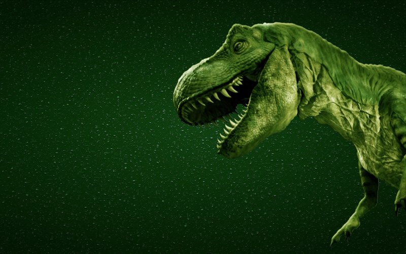 Tyrannosaurus Rex зеленый