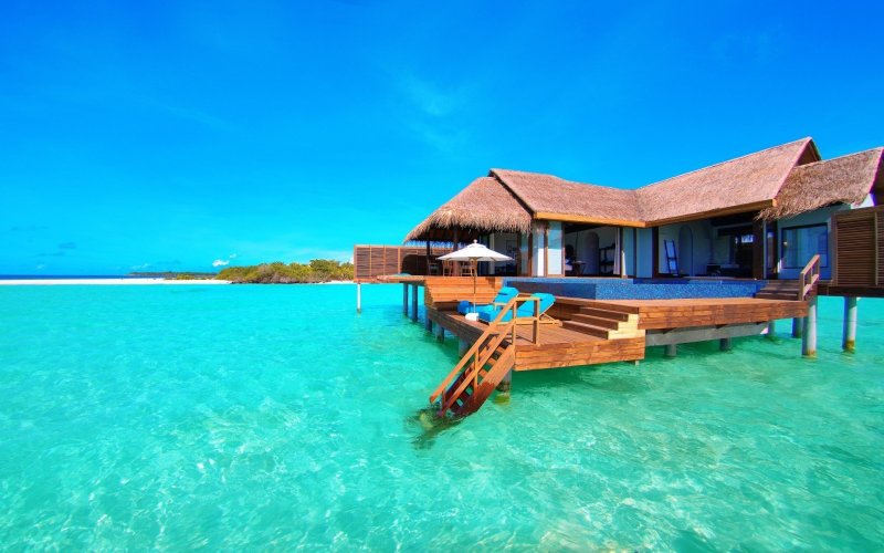 Карибское море бунгало