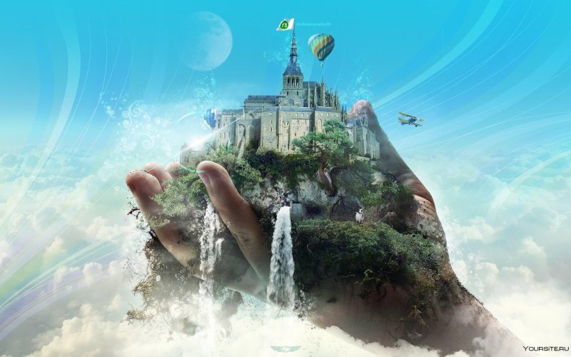 Картины фэнтези природа