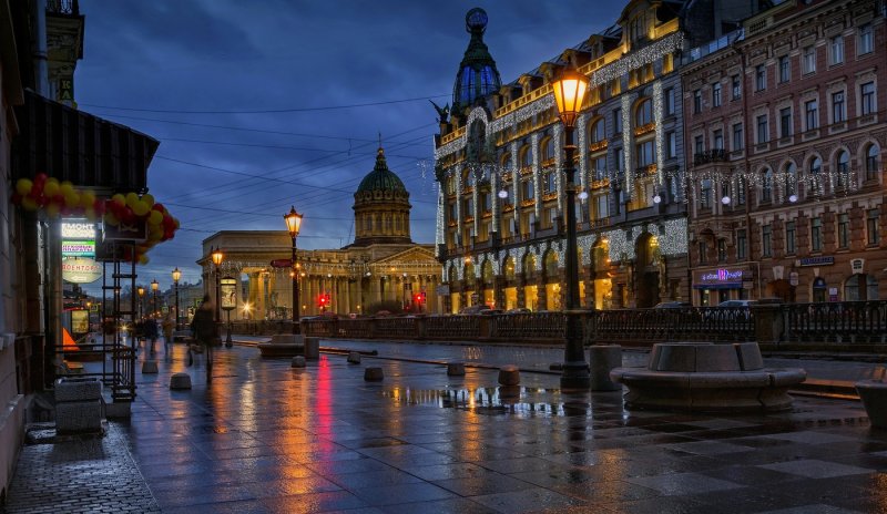 Петербург вечером