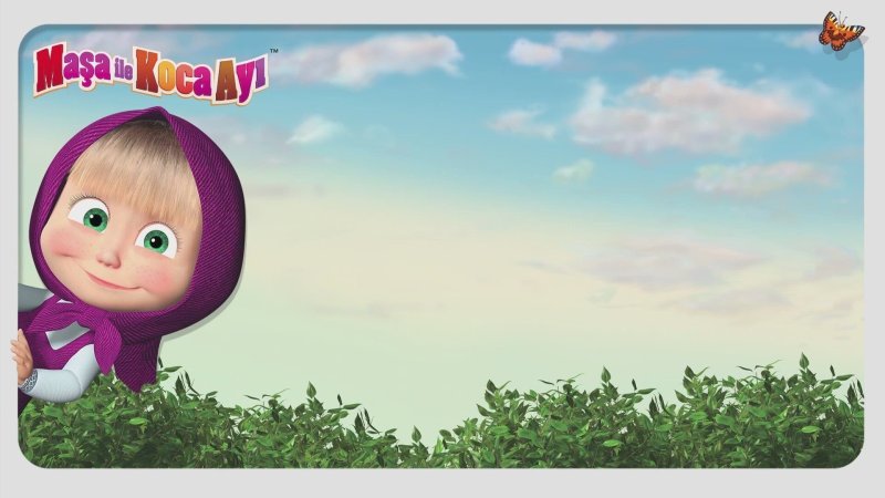 Маша и медведь фон