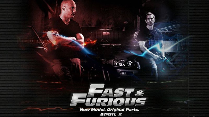 Форсаж 4 (fast & Furious), 2009 Постер