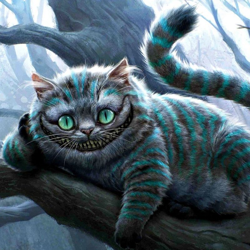 Кот Чешир из Алисы в стране чудес